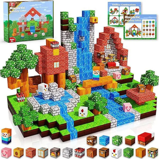 🧲 Cube magnétique- Village Cascade (100pcs)