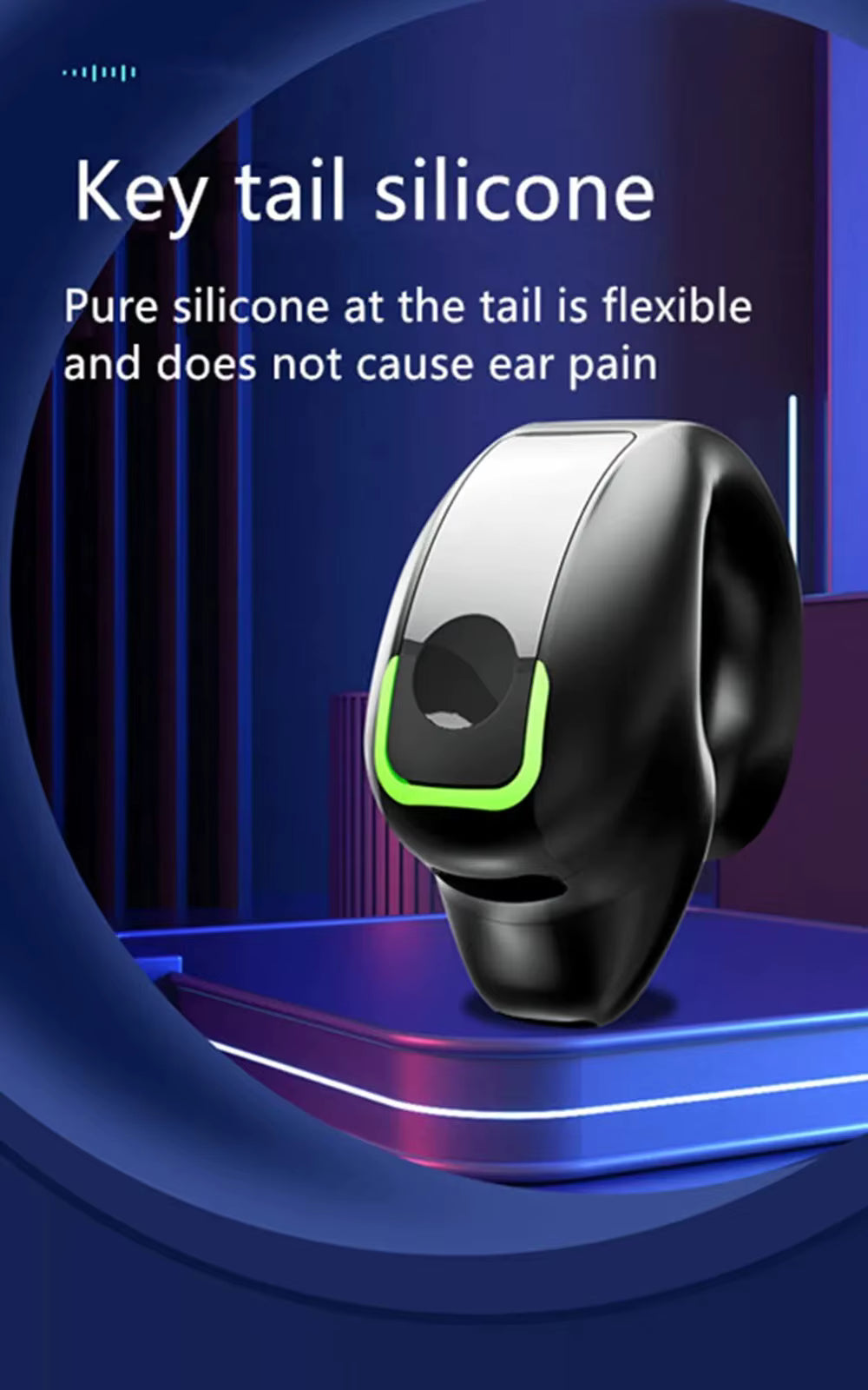 Écouteur Bluetooth Clip-On Monaural