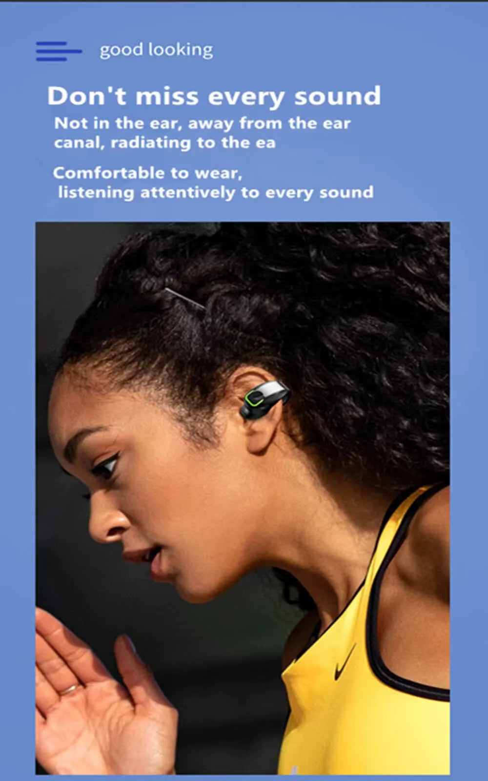 Écouteur Bluetooth Clip-On Monaural