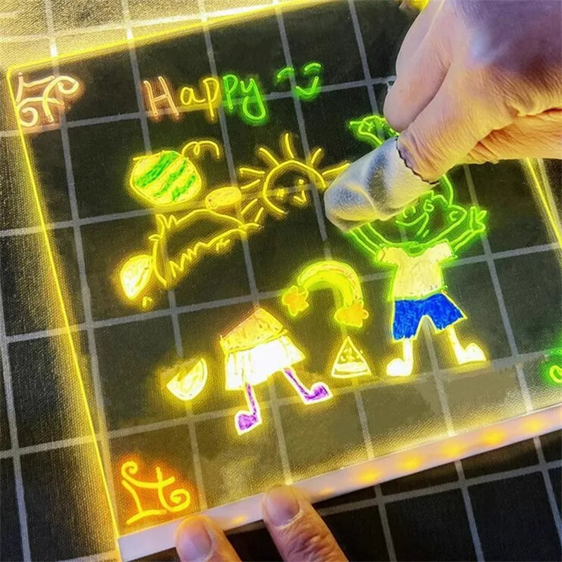 Tableau Lumineux Acrylique Réinscriptible