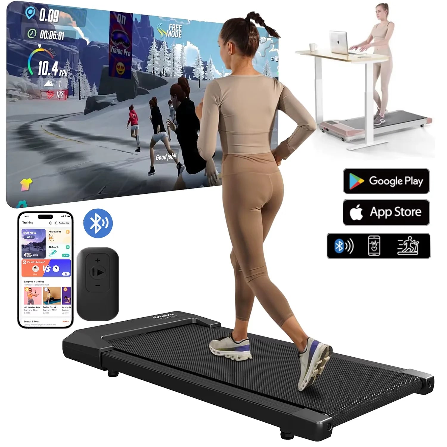 Tapis de Course avec Affichage LCD