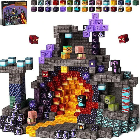 🧲 Cube magnétique-Royaume des Contrastes (120pcs)