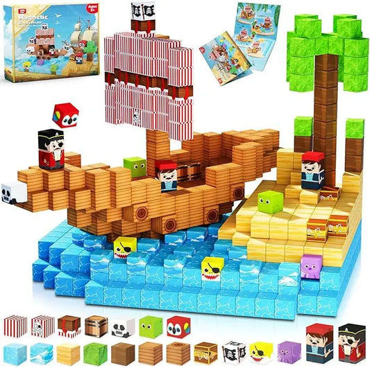 🧲 Cube magnétique- Île du Capitaine Pixel (100pcs)