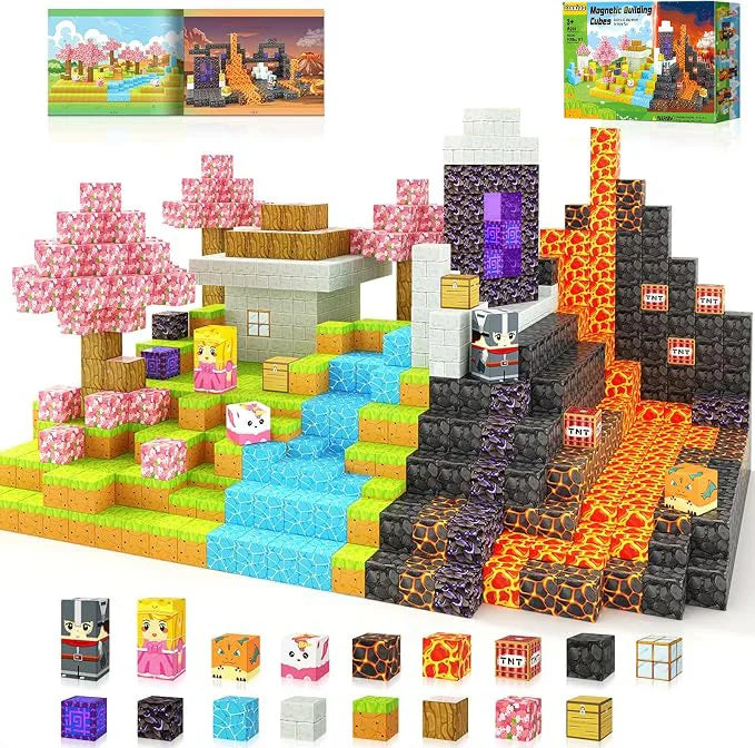 🧲 Cube magnétique- Vallée Magma (84pcs)