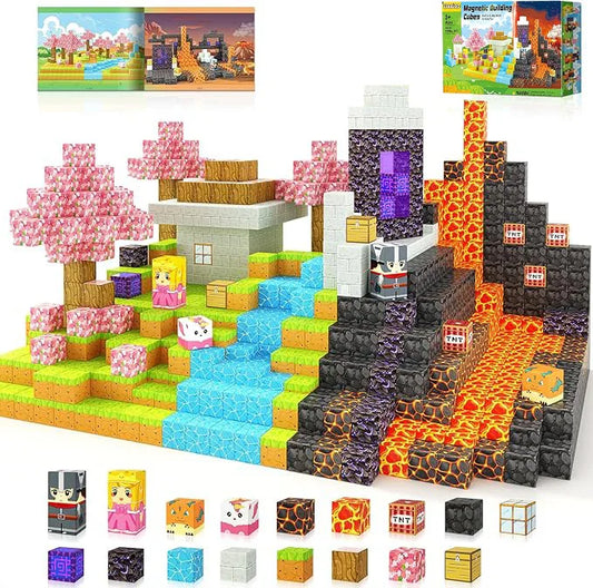 🧲 Cube magnétique- Vallée Magma (84pcs)