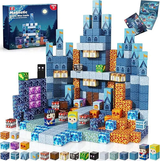 🧲 Cube magnétique- Forteresse du Royaume Gelé ❄️(100pcs)